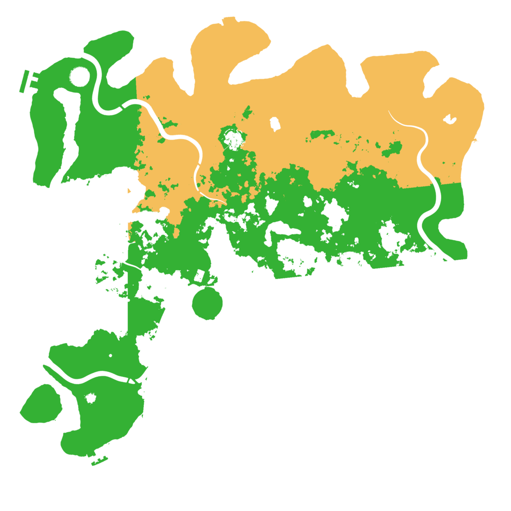 Biome Rust Map: Procedural Map, Size: 4500, Seed: 1415432109