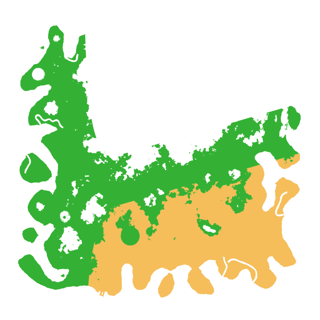 Biome Rust Map: Procedural Map, Size: 4500, Seed: 1820768036