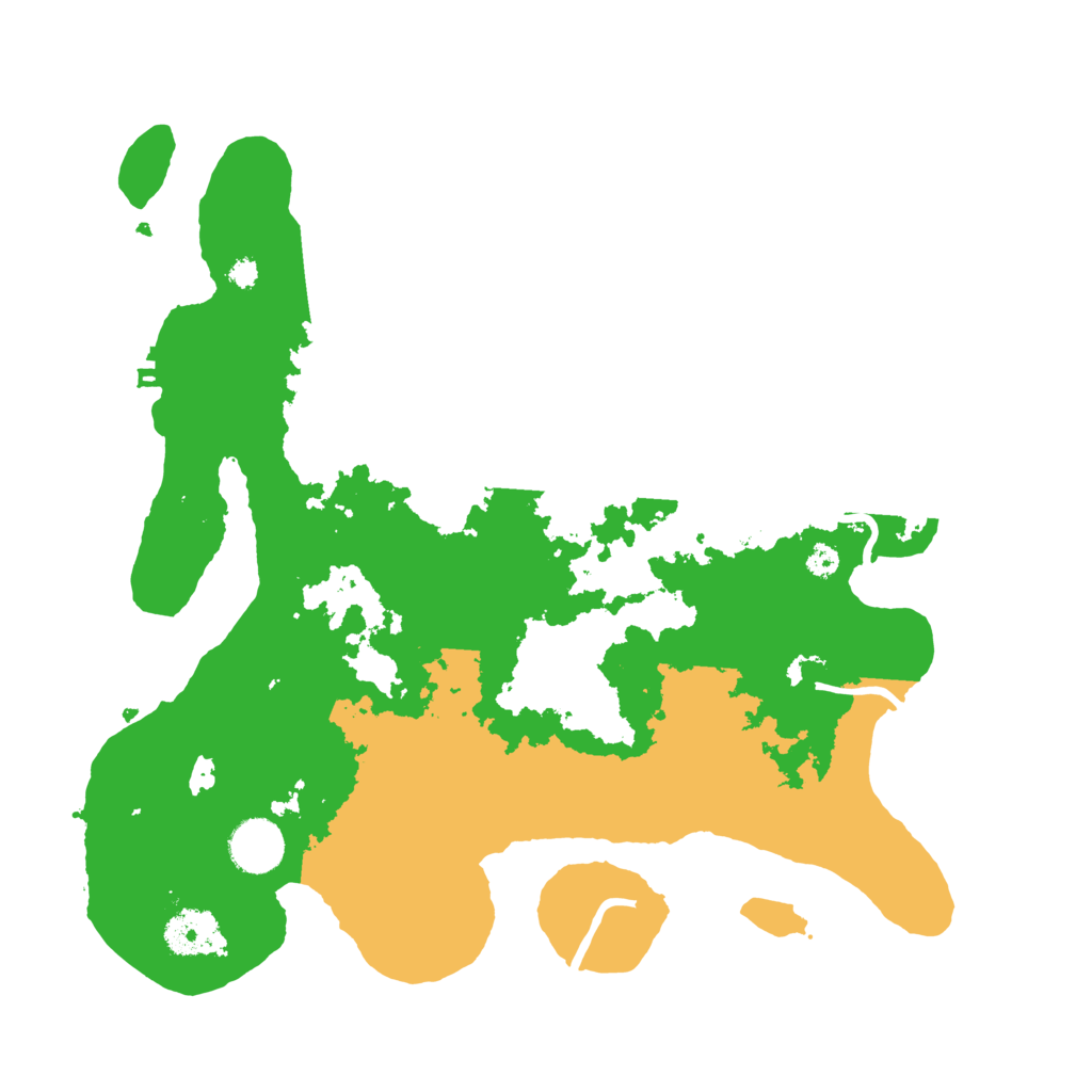 Biome Rust Map: Procedural Map, Size: 3500, Seed: 607912971