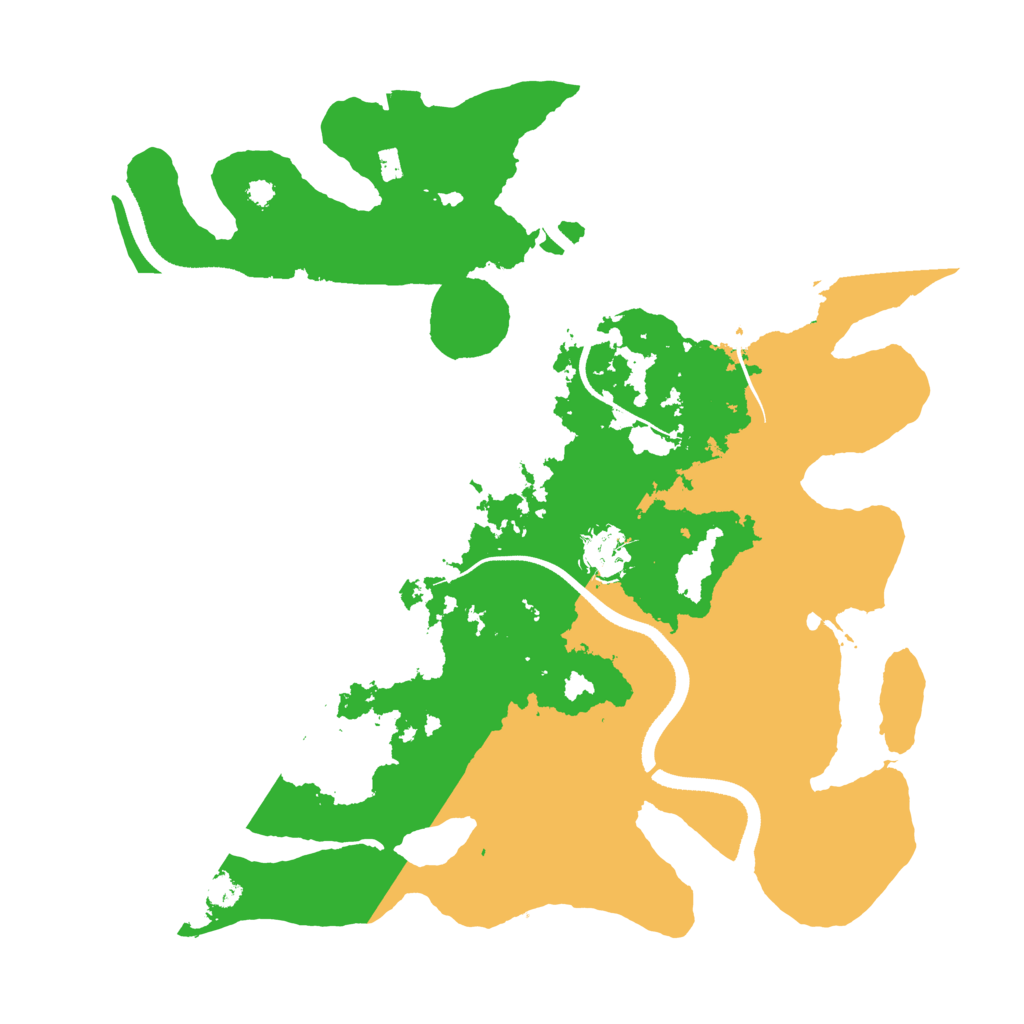 Biome Rust Map: Procedural Map, Size: 3500, Seed: 1855208691