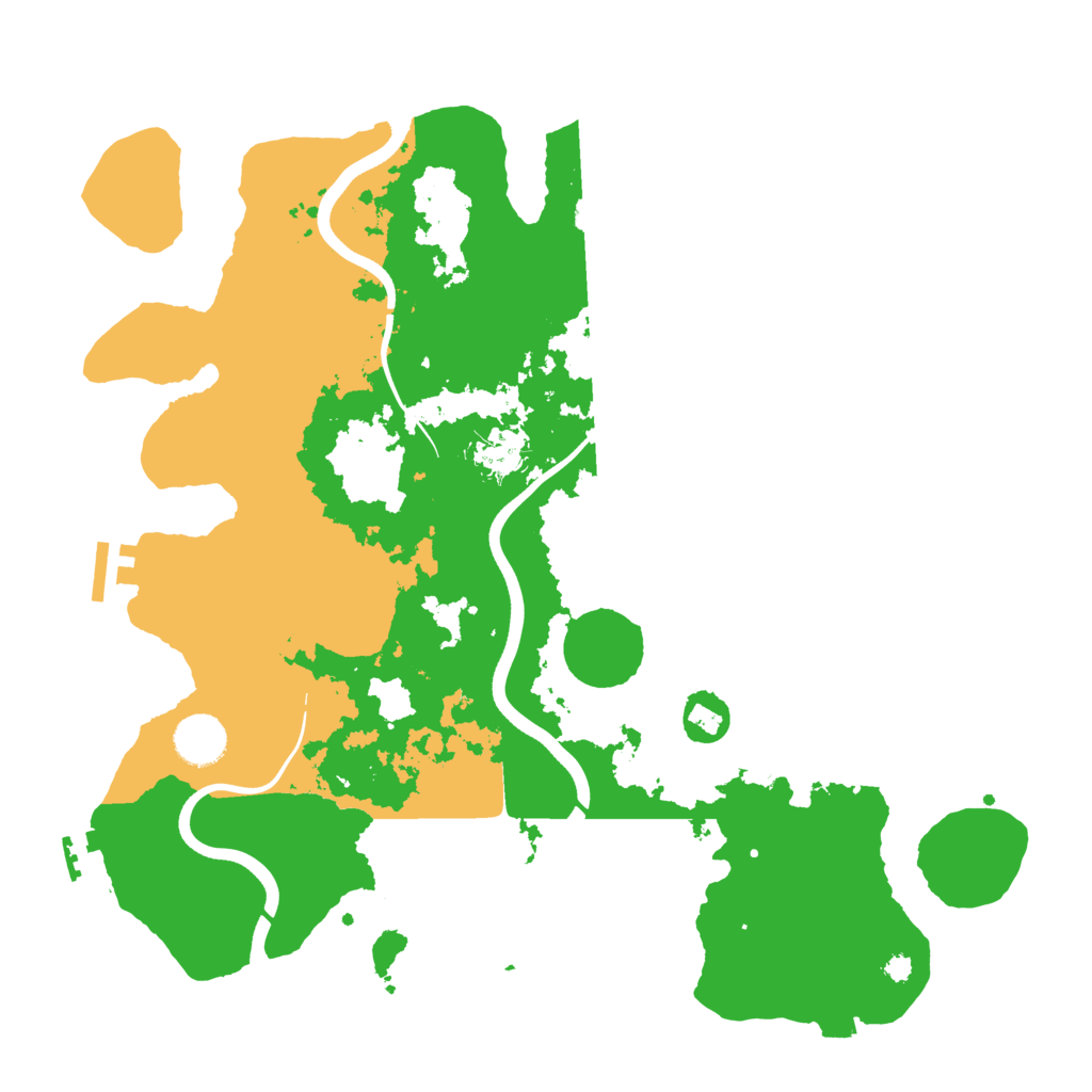 Biome Rust Map: Procedural Map, Size: 3700, Seed: 1430468982