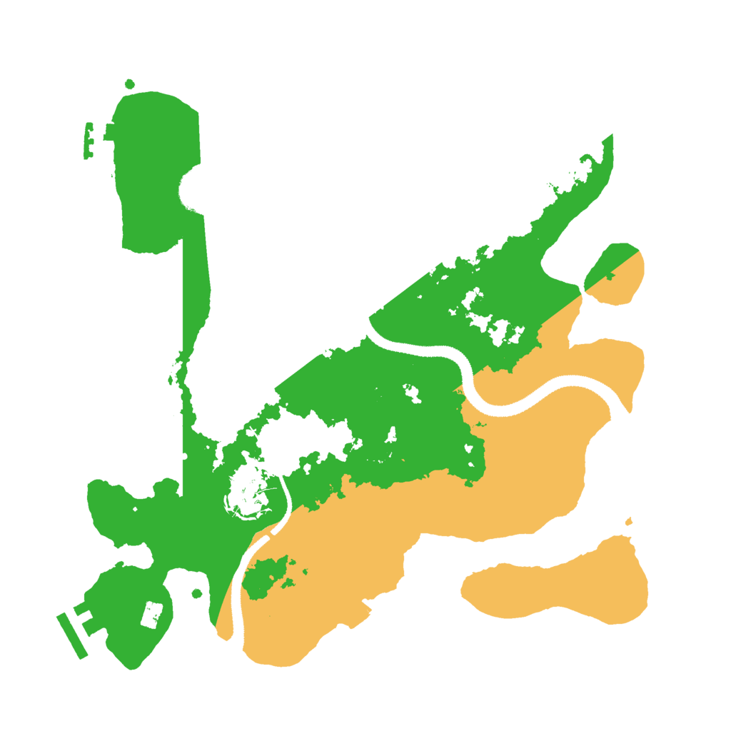 Biome Rust Map: Procedural Map, Size: 3000, Seed: 386328936