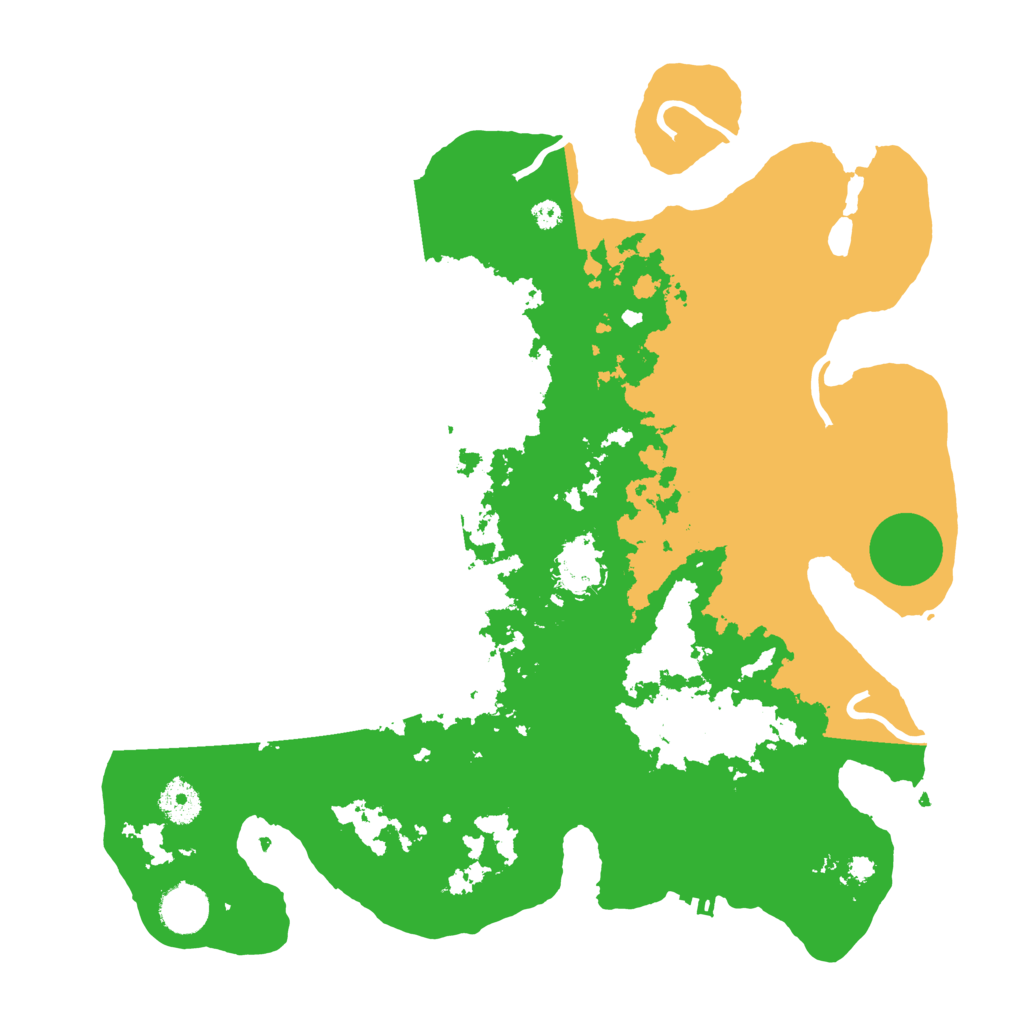 Biome Rust Map: Procedural Map, Size: 3700, Seed: 996593163