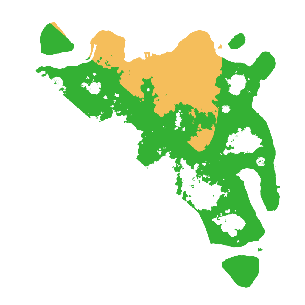 Biome Rust Map: Procedural Map, Size: 3500, Seed: 1129035982