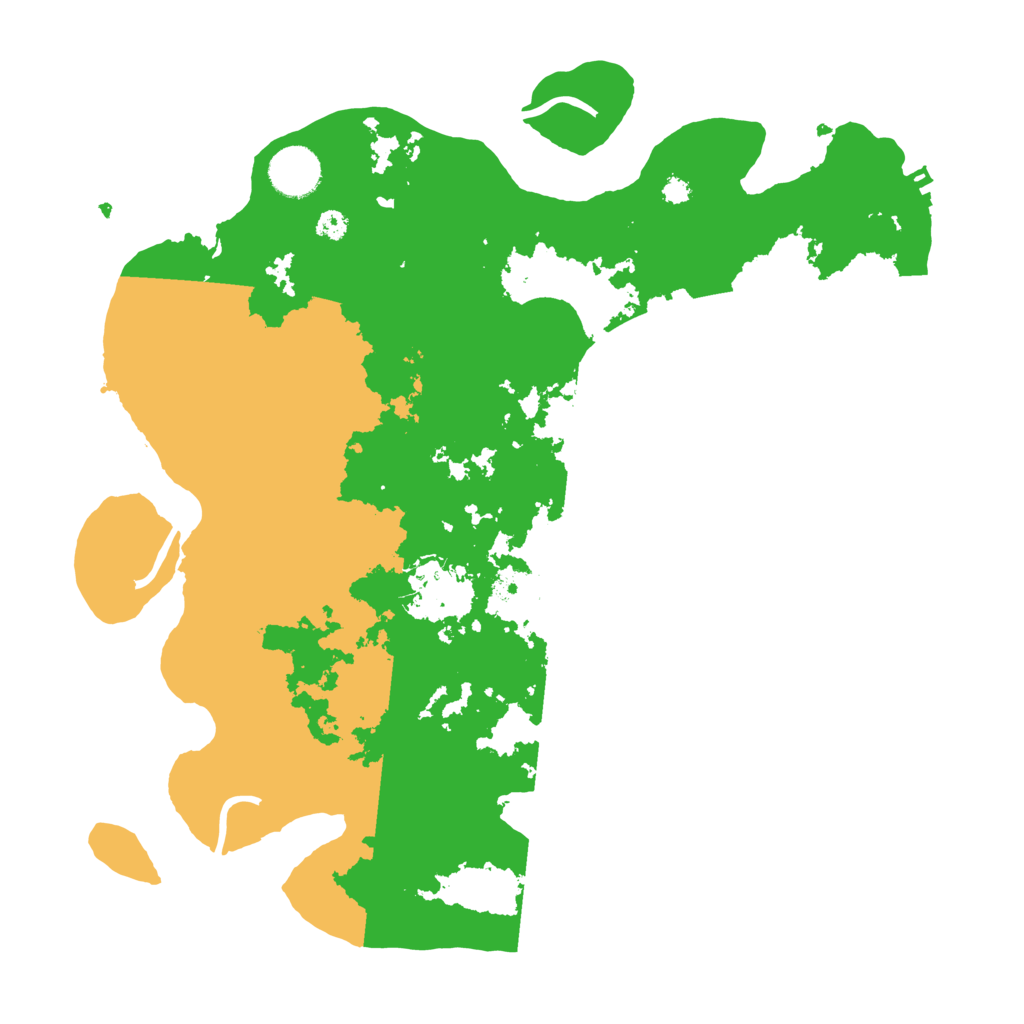 Biome Rust Map: Procedural Map, Size: 3500, Seed: 1979272654