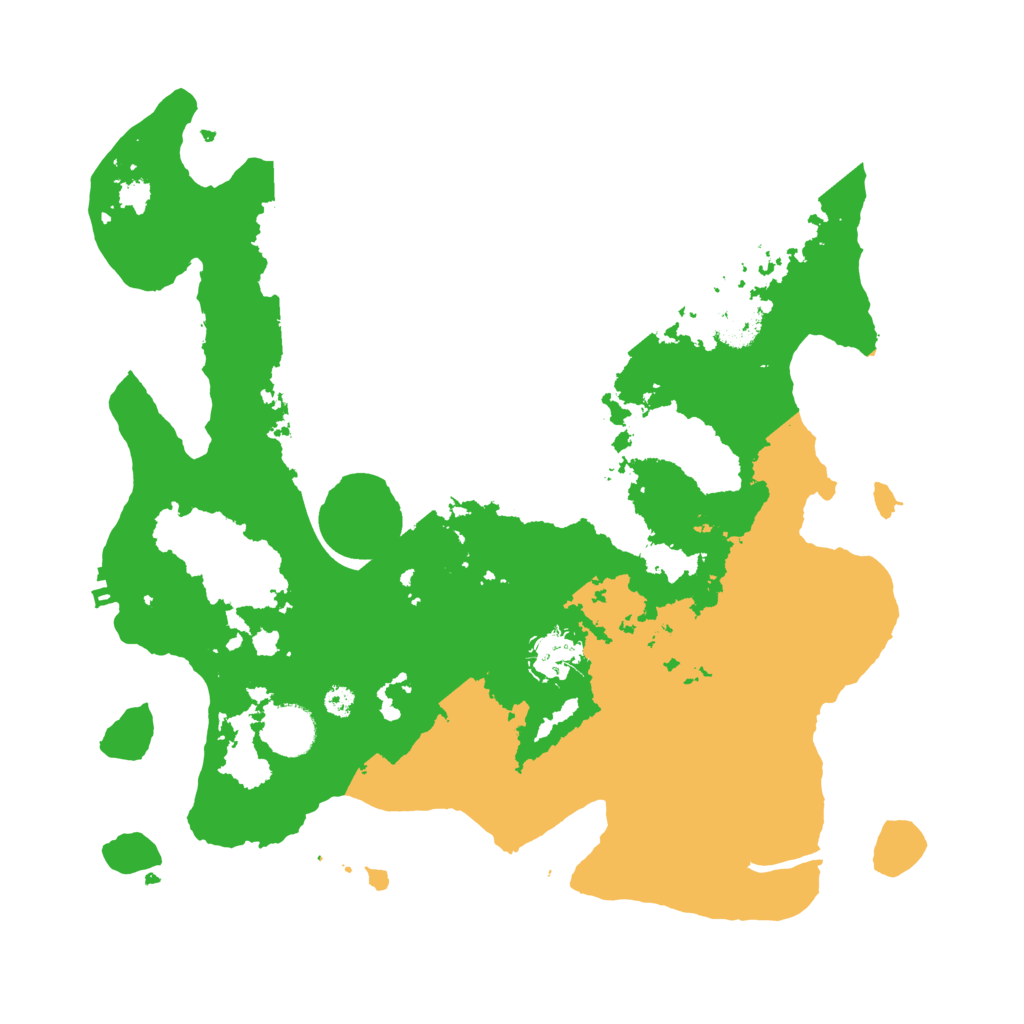 Biome Rust Map: Procedural Map, Size: 3500, Seed: 1637139892