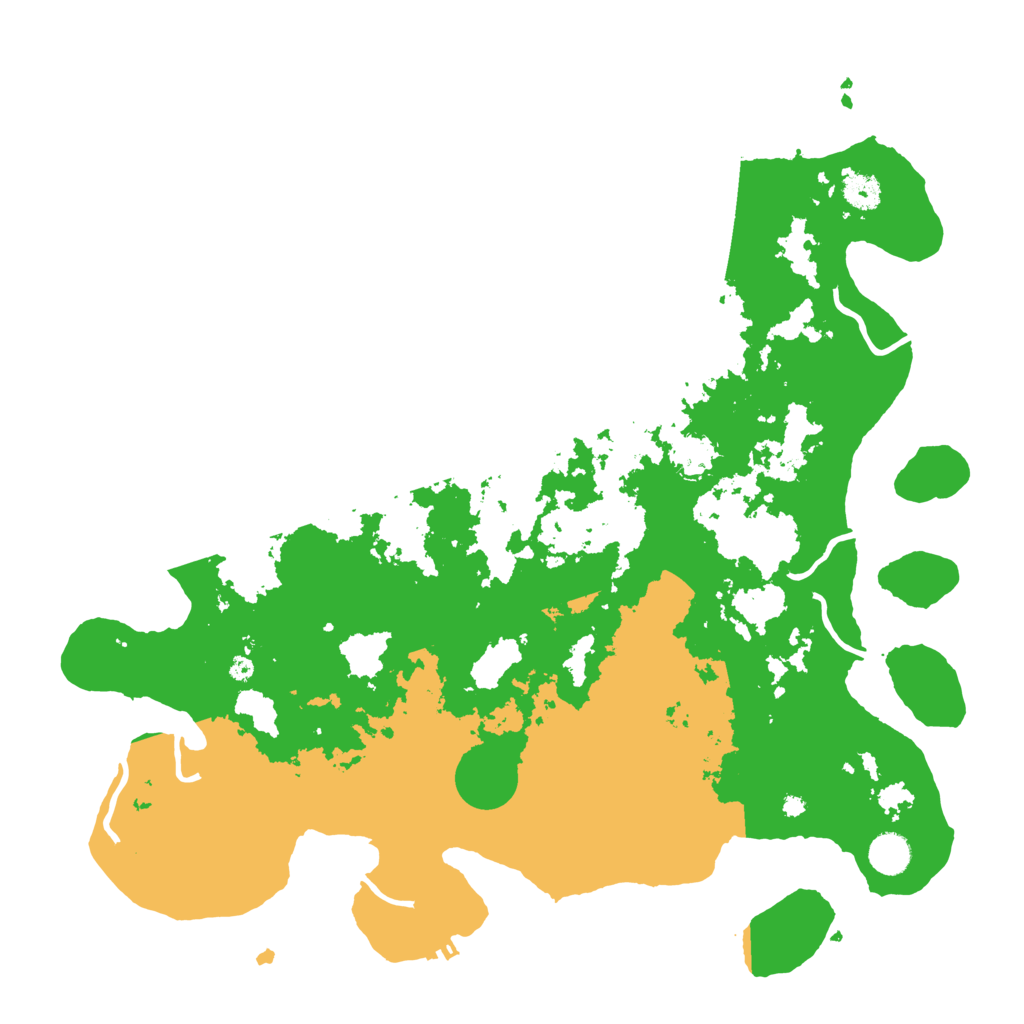 Biome Rust Map: Procedural Map, Size: 4300, Seed: 1017077350
