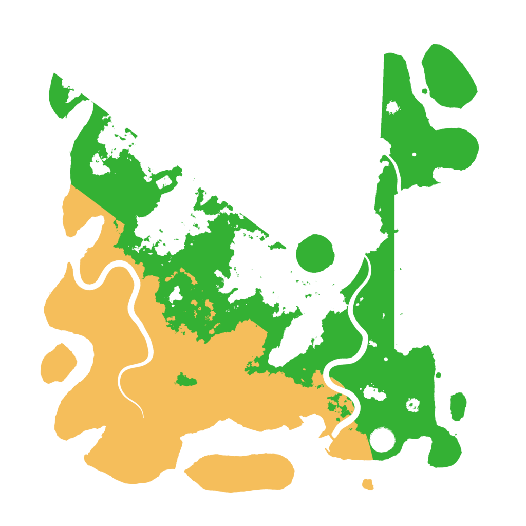 Biome Rust Map: Procedural Map, Size: 3850, Seed: 2041533354