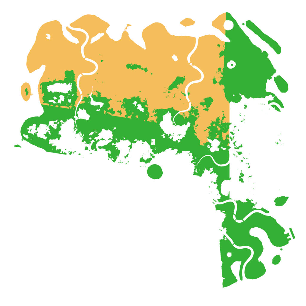 Biome Rust Map: Procedural Map, Size: 5500, Seed: 11893411