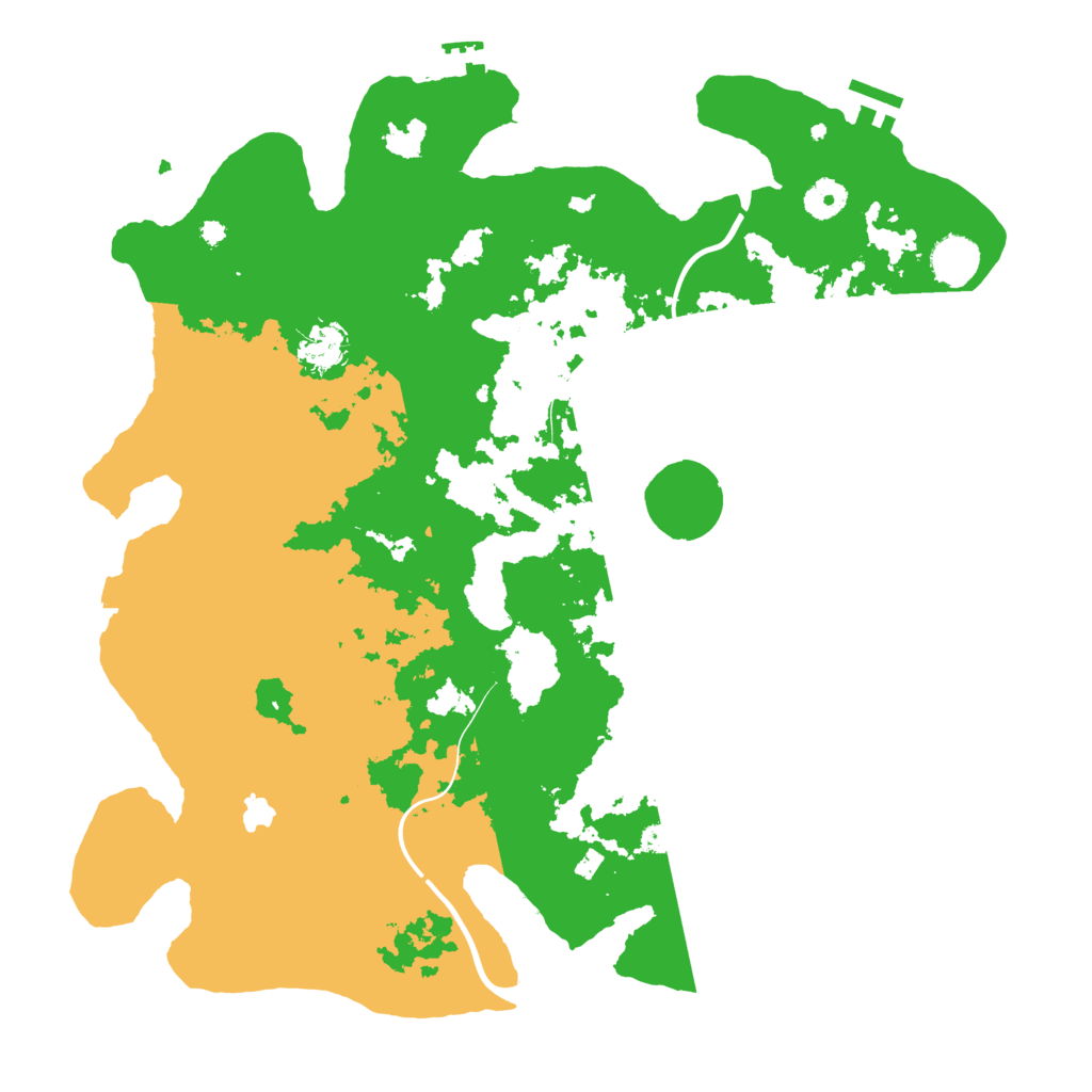 Biome Rust Map: Procedural Map, Size: 4000, Seed: 8690047