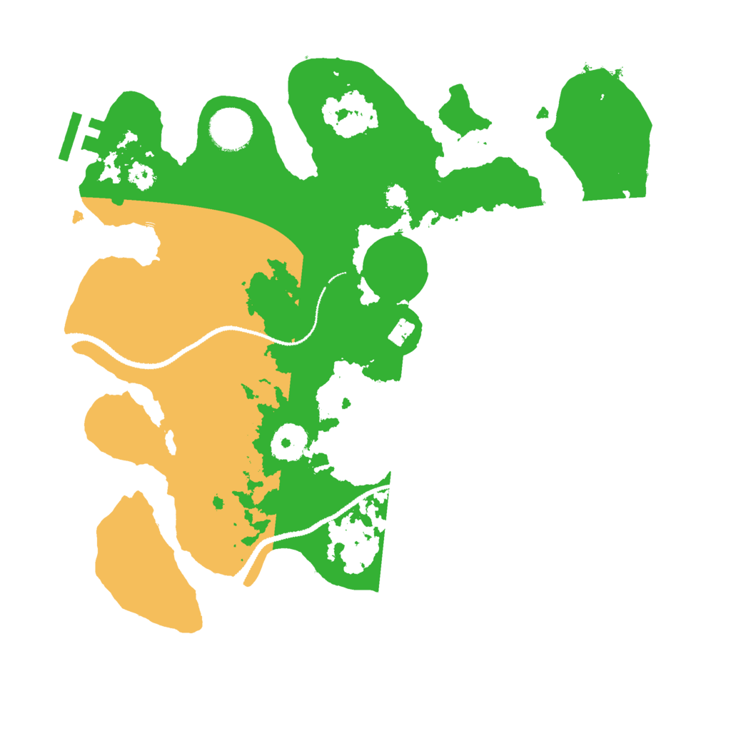 Biome Rust Map: Procedural Map, Size: 3000, Seed: 716784718