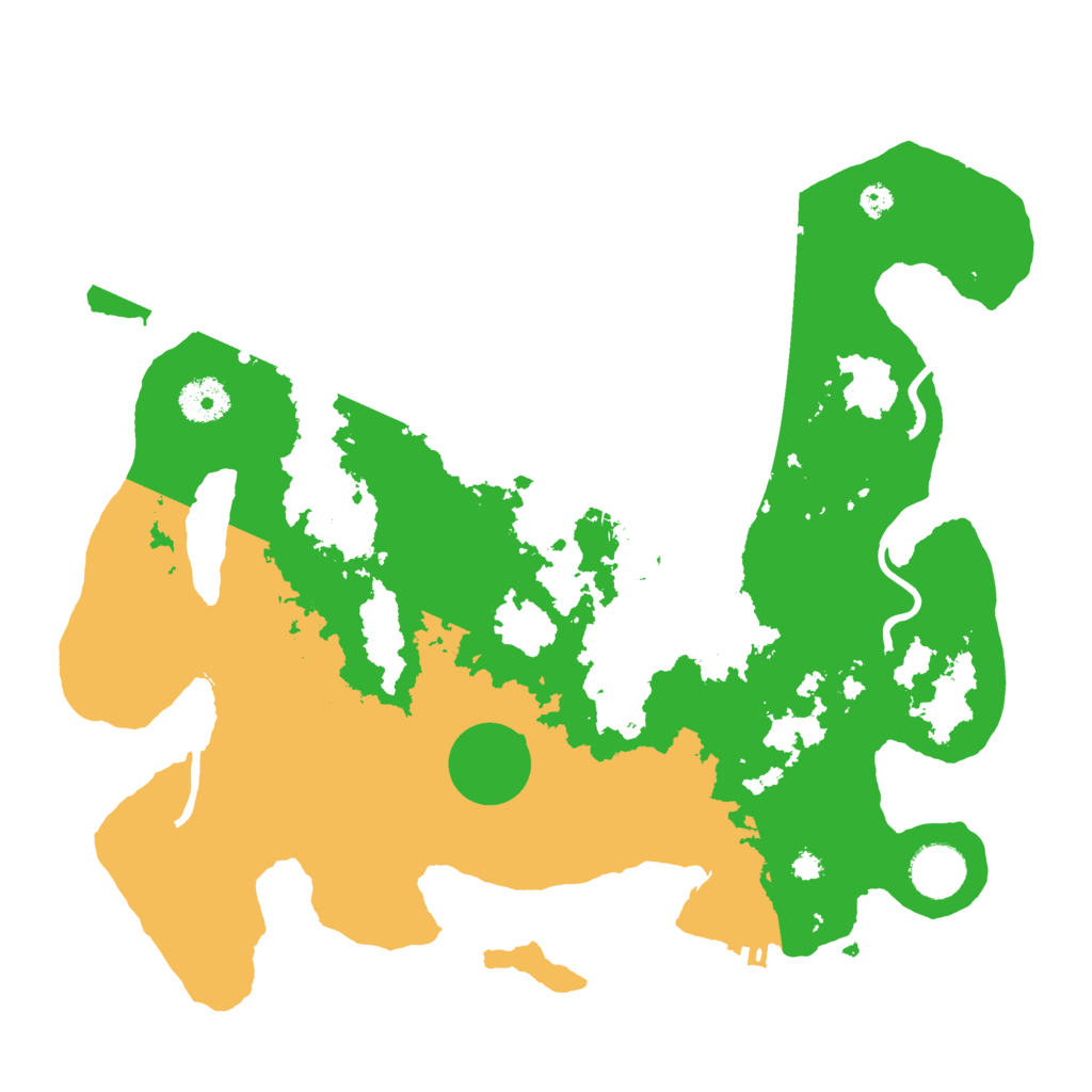 Biome Rust Map: Procedural Map, Size: 3500, Seed: 1845422617