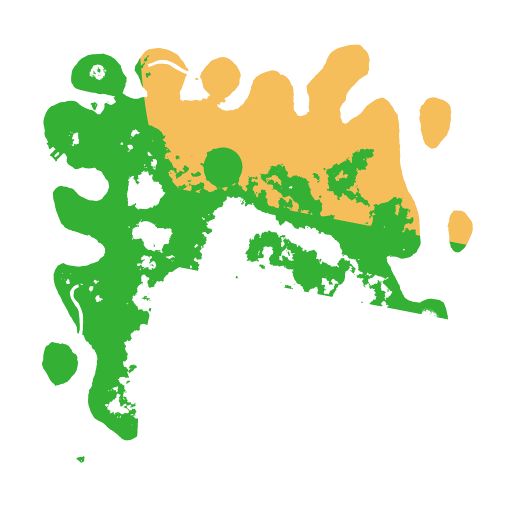 Biome Rust Map: Procedural Map, Size: 3500, Seed: 1740888678