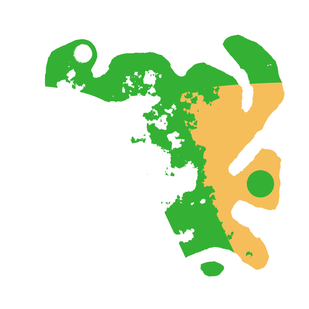 Biome Rust Map: Barren, Size: 3000, Seed: 121