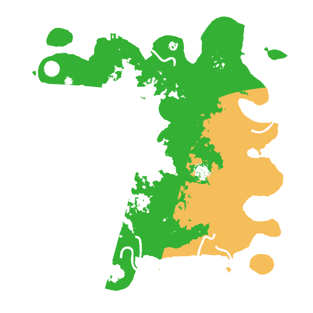 Biome Rust Map: Procedural Map, Size: 3500, Seed: 1966392426