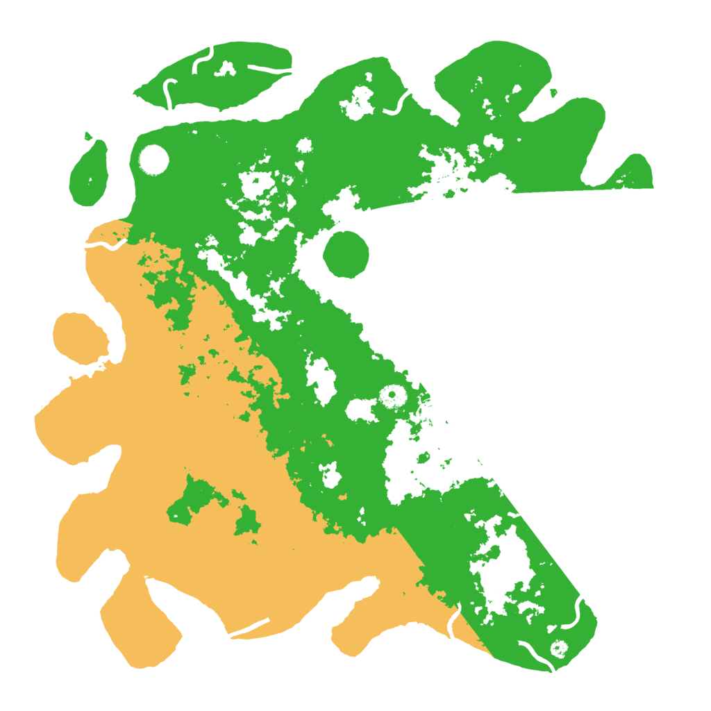 Biome Rust Map: Procedural Map, Size: 4200, Seed: 1111