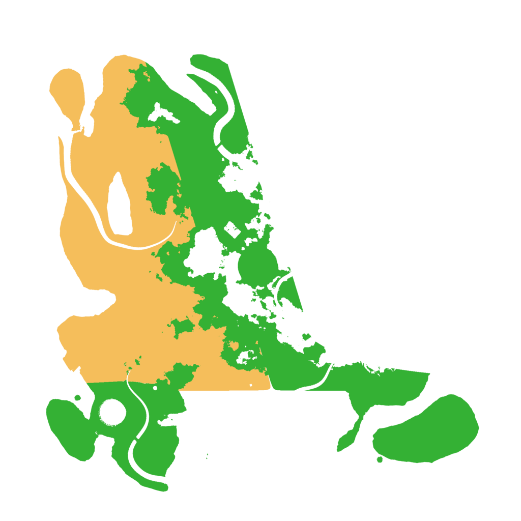 Biome Rust Map: Procedural Map, Size: 3500, Seed: 1933332652