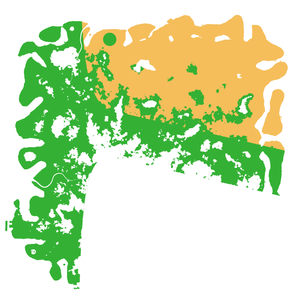 Biome Rust Map: Procedural Map, Size: 6000, Seed: 12891233