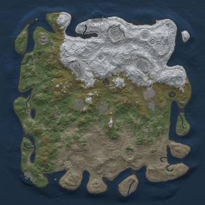 Thumbnail Rust Map: Procedural Map, Size: 4500, Seed: 1465953714, 20 Monuments