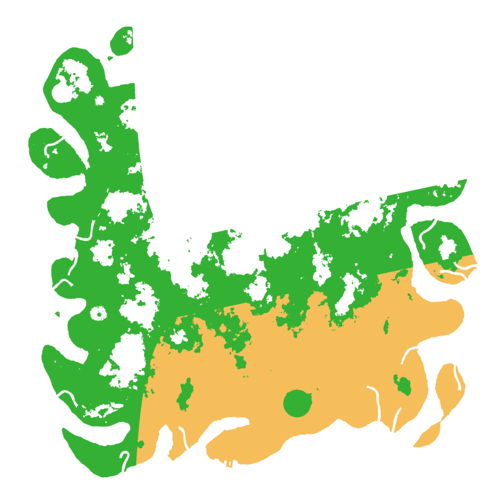 Biome Rust Map: Procedural Map, Size: 4800, Seed: 689599
