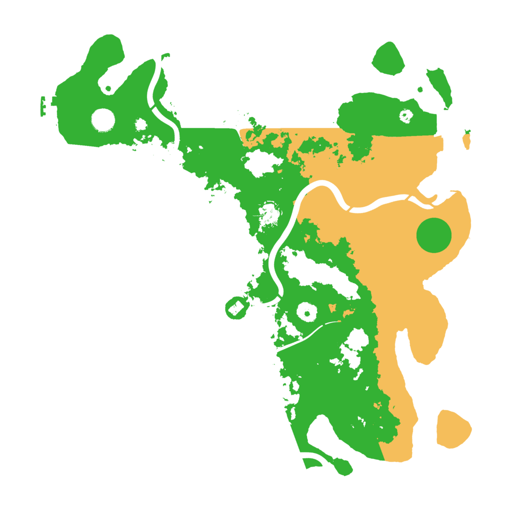 Biome Rust Map: Procedural Map, Size: 3850, Seed: 1103863721