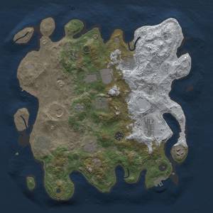 Thumbnail Rust Map: Procedural Map, Size: 3700, Seed: 811627596, 20 Monuments