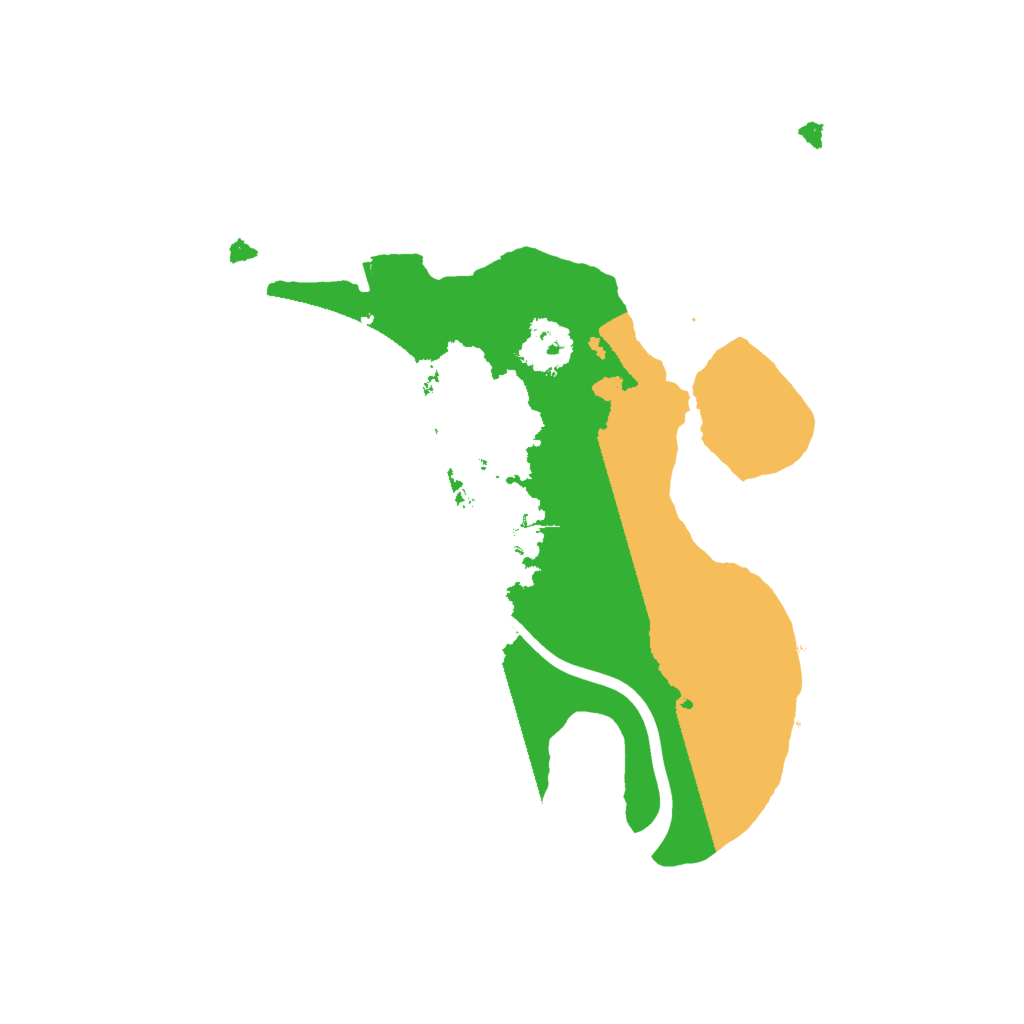 Biome Rust Map: Procedural Map, Size: 2000, Seed: 20844