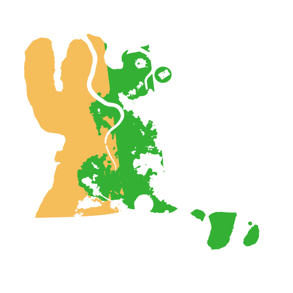 Biome Rust Map: Procedural Map, Size: 3000, Seed: 986458