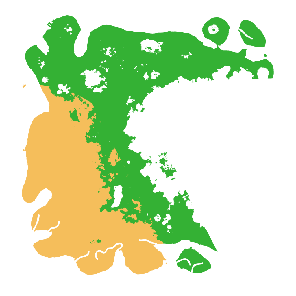 Biome Rust Map: Procedural Map, Size: 4500, Seed: 396290927