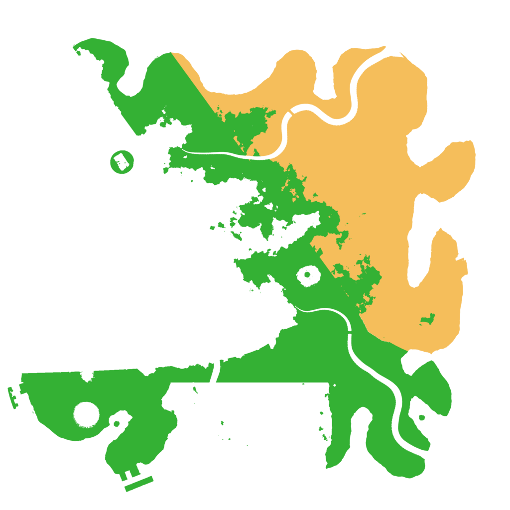 Biome Rust Map: Procedural Map, Size: 3500, Seed: 2132013810