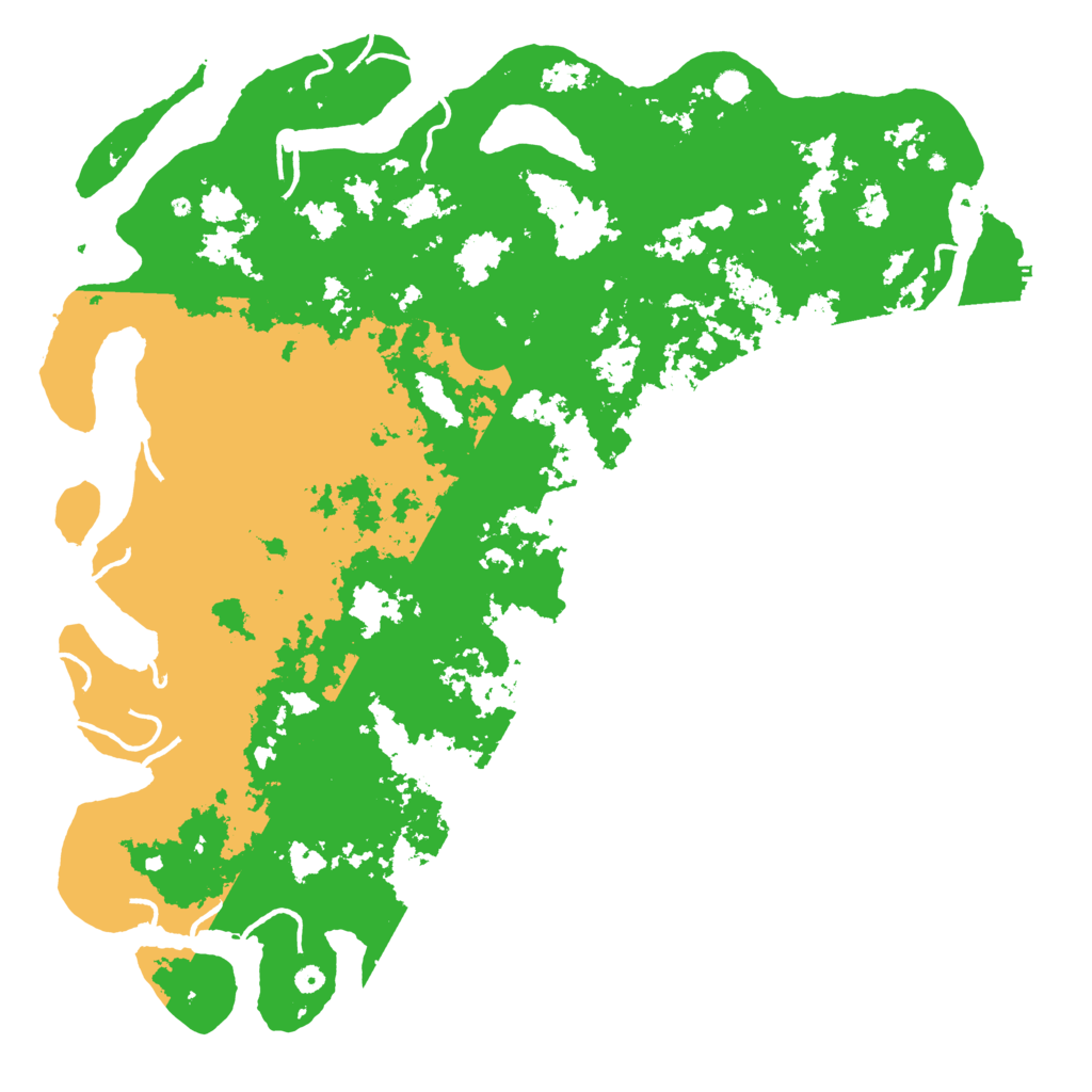 Biome Rust Map: Procedural Map, Size: 6000, Seed: 1719752855
