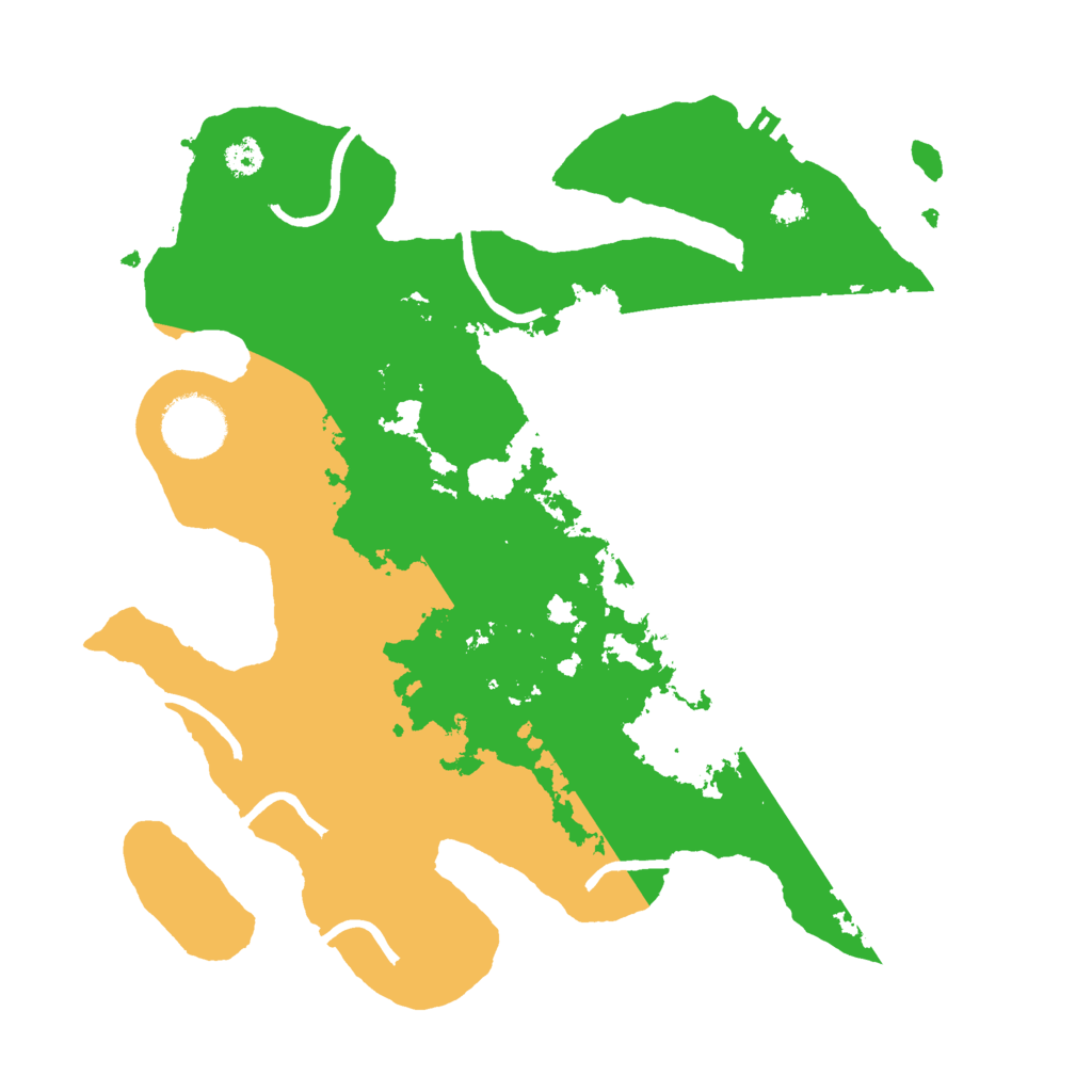 Biome Rust Map: Procedural Map, Size: 3000, Seed: 24992
