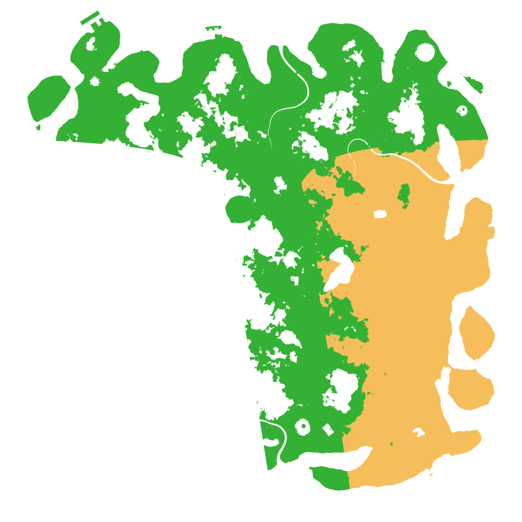 Biome Rust Map: Procedural Map, Size: 5000, Seed: 5463469