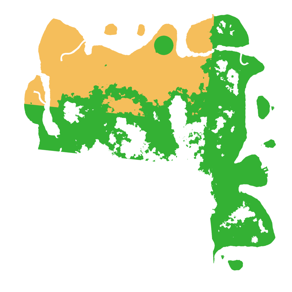 Biome Rust Map: Procedural Map, Size: 4000, Seed: 2439