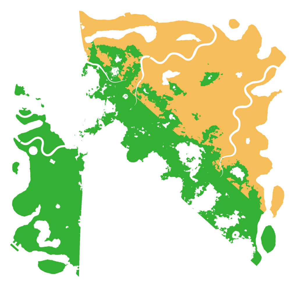 Biome Rust Map: Procedural Map, Size: 6000, Seed: 158361285