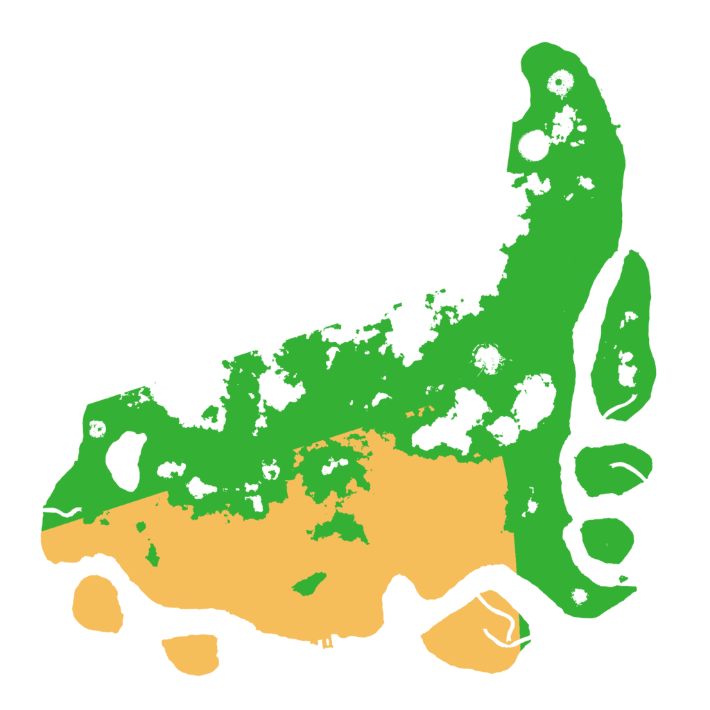 Biome Rust Map: Procedural Map, Size: 4250, Seed: 864376995