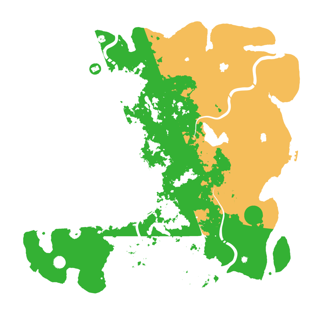Biome Rust Map: Procedural Map, Size: 4500, Seed: 351103899