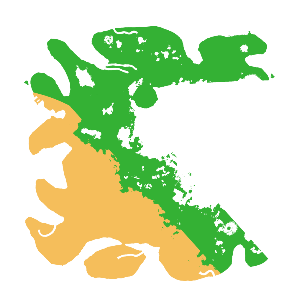 Biome Rust Map: Procedural Map, Size: 3500, Seed: 950198866