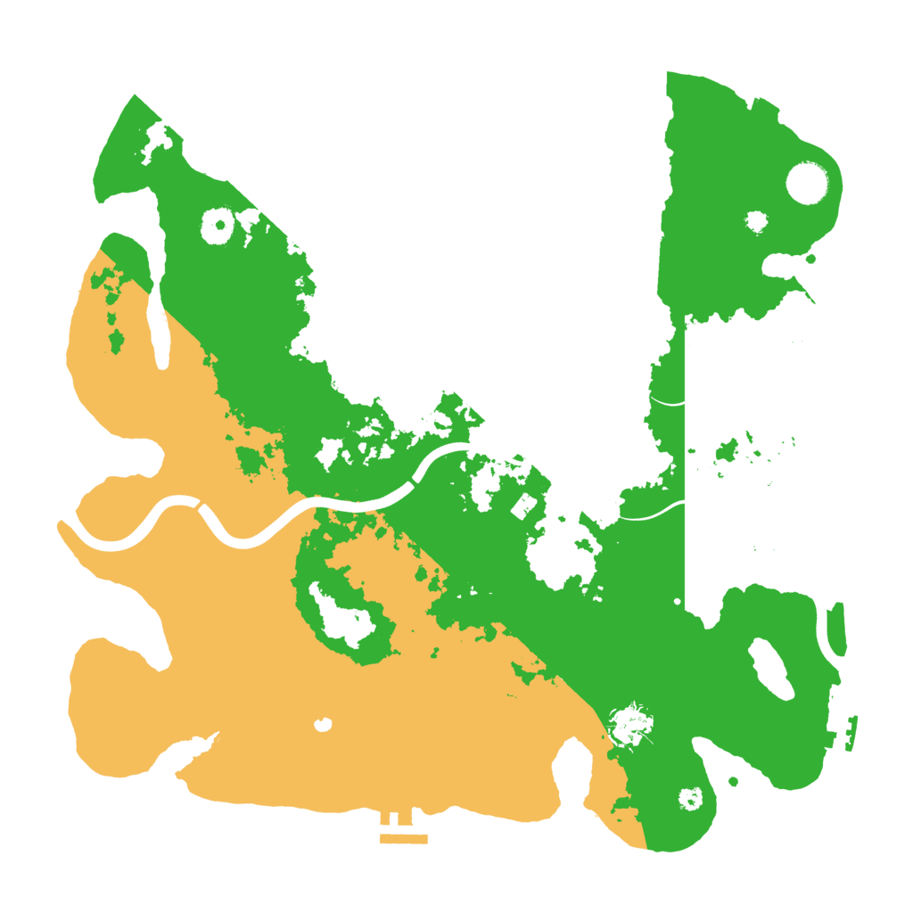 Biome Rust Map: Procedural Map, Size: 3850, Seed: 154185878