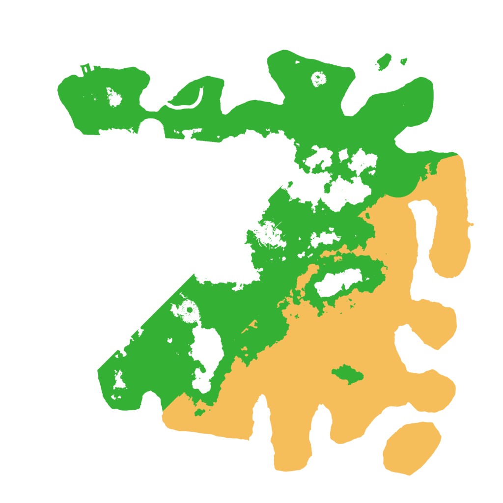 Biome Rust Map: Procedural Map, Size: 3500, Seed: 31046