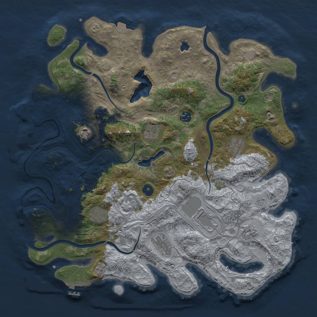 Rust Map: Procedural Map, Size: 4250, Seed: 67589, 15 Monuments