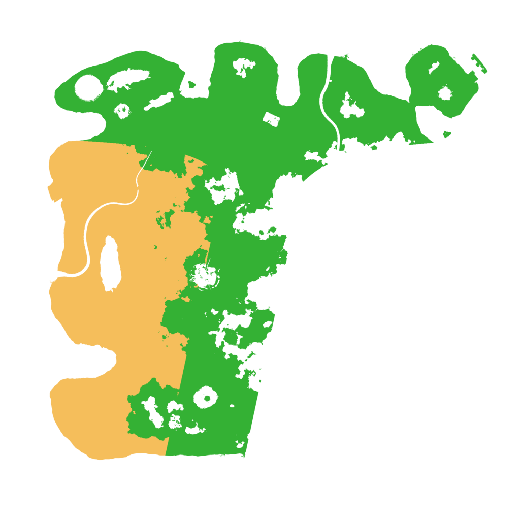 Biome Rust Map: Procedural Map, Size: 3500, Seed: 580511430