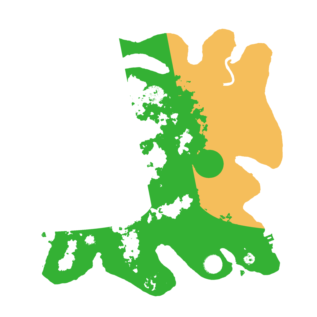 Biome Rust Map: Procedural Map, Size: 3000, Seed: 31543