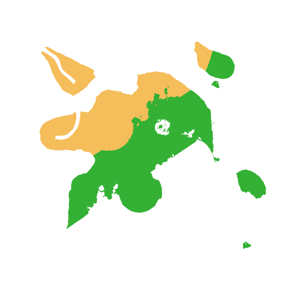 Biome Rust Map: Procedural Map, Size: 2000, Seed: 12683