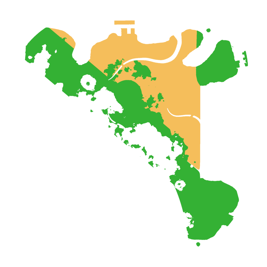Biome Rust Map: Procedural Map, Size: 2650, Seed: 60
