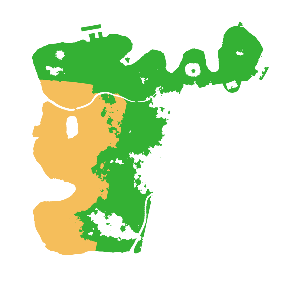 Biome Rust Map: Procedural Map, Size: 3000, Seed: 580511430