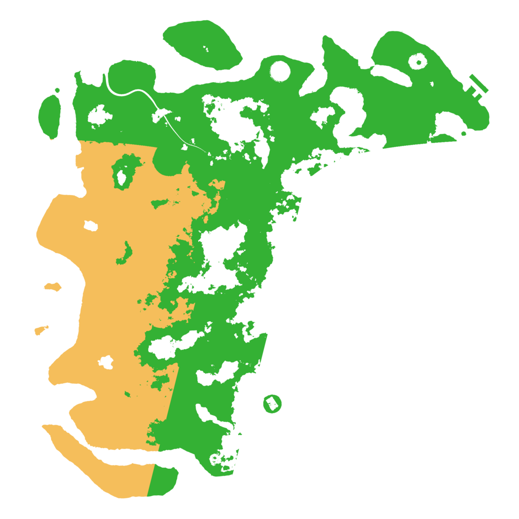 Biome Rust Map: Procedural Map, Size: 4500, Seed: 54572