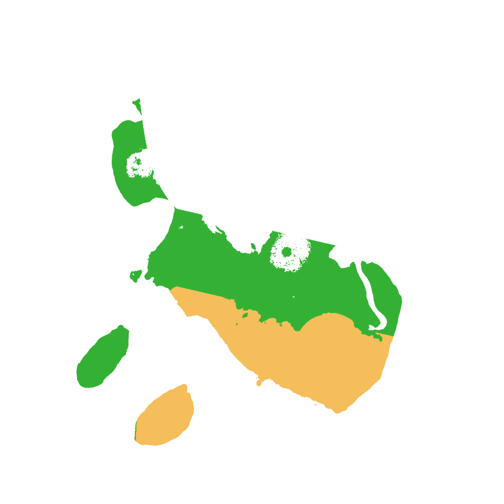 Biome Rust Map: Procedural Map, Size: 2000, Seed: 965190