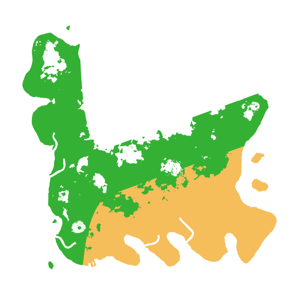 Biome Rust Map: Procedural Map, Size: 3500, Seed: 1097024571