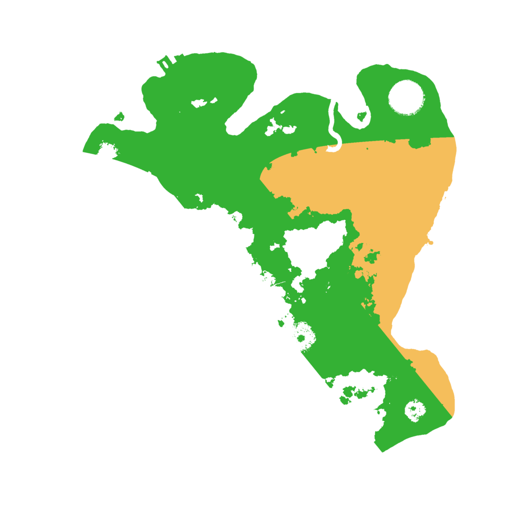 Biome Rust Map: Procedural Map, Size: 2600, Seed: 1661